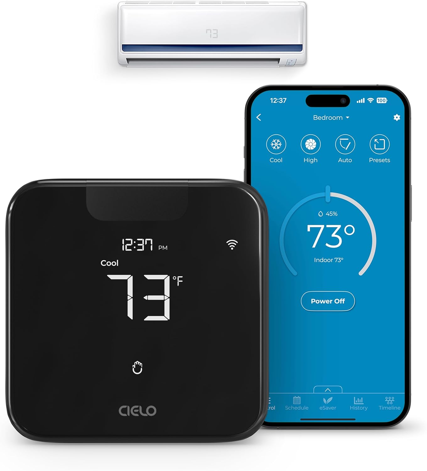 Cielo Breez Max Smart AC Controller (Black)